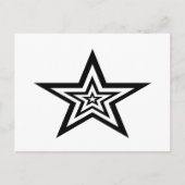 Stern Postkarte (Vorderseite)