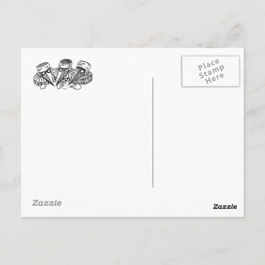 Stern Postkarte (Rückseite)