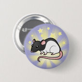 Stern-Ratte Button (Vorne & Hinten)