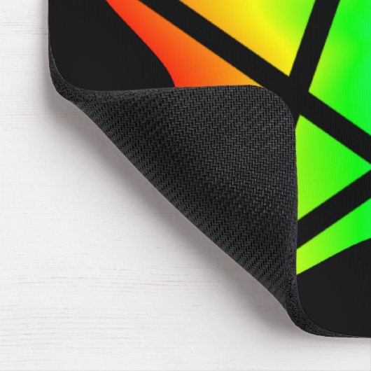 Stern-RegenbogenPentagram Mousepad (Ecke)