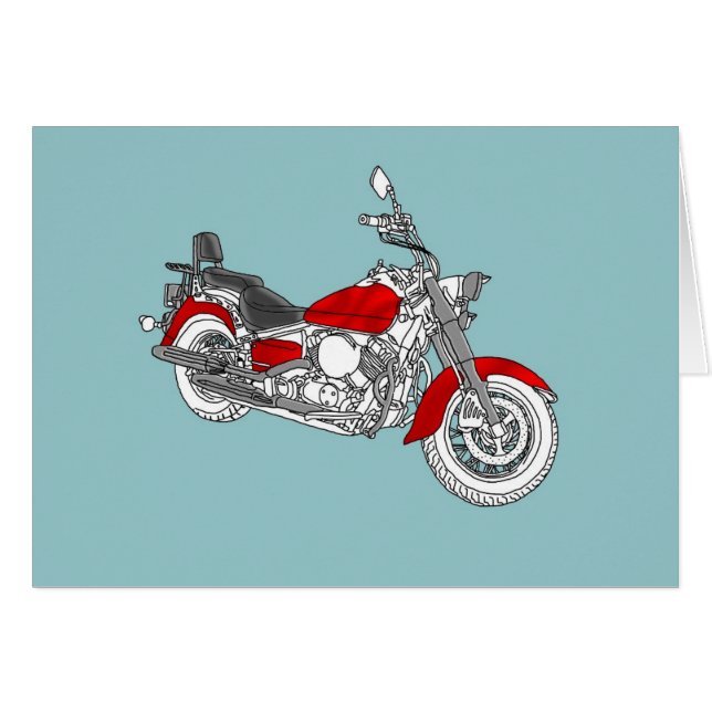 Stern-Rot-Fahrrad (Vorderseite (Horizontal))