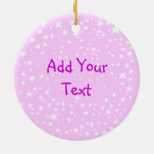 Stern-runder Foto-Rahmen Keramik Ornament (Hinten)