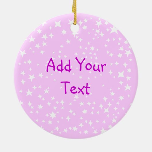 Stern-runder Foto-Rahmen Keramik Ornament (Hinten)