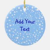 Stern-runder Foto-Rahmen Keramikornament (Hinten)