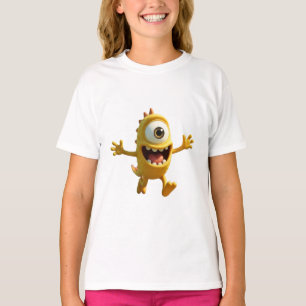 Stern Rush Sieg Süßer gelber Monsterlauf Rennen T-Shirt
