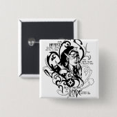 Stern-Saphir-Grafik 2 Button (Vorne & Hinten)