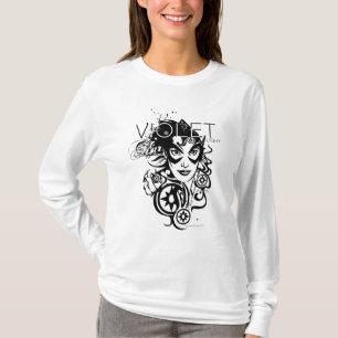 Stern-Saphir-Grafik 4 T-Shirt