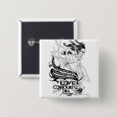 Stern-Saphir-Grafik 5 Button (Vorne & Hinten)