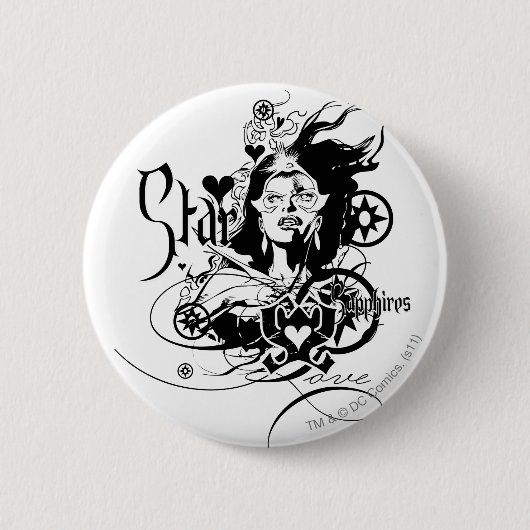 Stern-Saphir-Grafik 7 Button (Vorderseite)