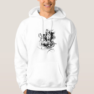 Stern-Saphir-Grafik 7 Hoodie