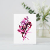 Stern-Saphir-Grafik 8 Postkarte (Stehend Vorderseite)