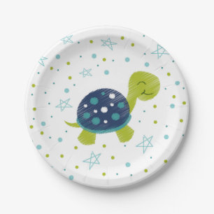 Stern-Schildkröte-Party-Platte Pappteller