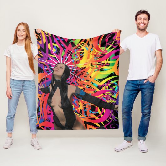 Stern-Schmetterling-Fleece-Decke Fleecedecke (Beispiel)