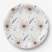 Stern, Sonne und Mond Pappteller (Vorderseite)