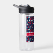 Stern-Spangled-Hydration: Custom Red, White, Blue Trinkflasche (Rechts)