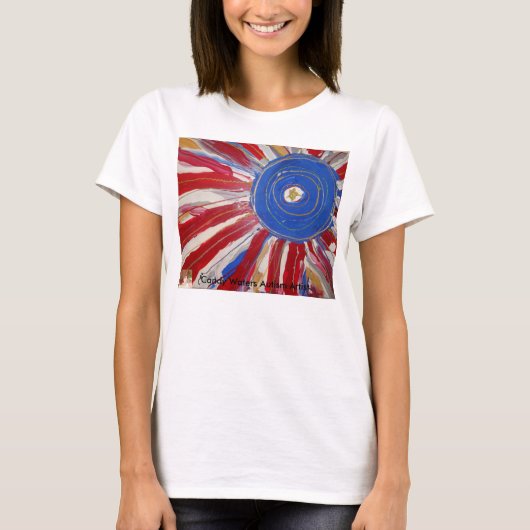 "Stern-Spangled Sun" durch T-Shirt (Vorderseite)