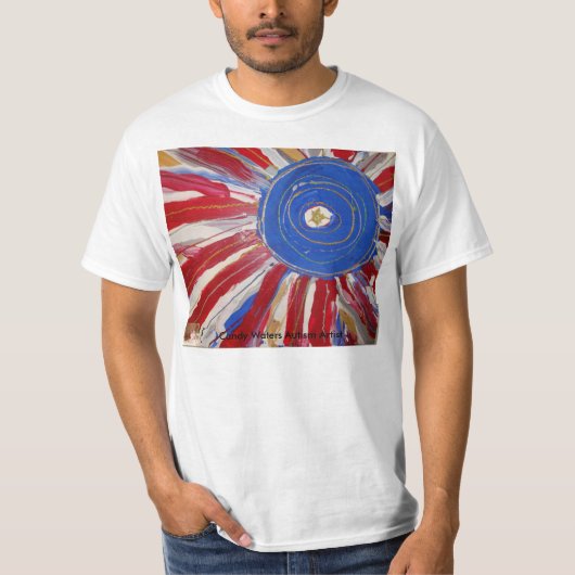 "Stern-Spangled Sun" durch T-Shirt (Vorderseite)