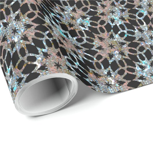 Stern-Spitze-Muster viktorianisch Geschenkpapier (Rolleneckpunkt)