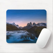 Stern-Spuren über Torres Del Paine Mousepad (Mit Mouse)