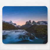 Stern-Spuren über Torres Del Paine Mousepad (Vorne)