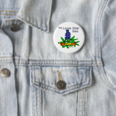 Stern-StaatBluebonnet Texas einziger Button (Beispiel)