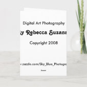 Stern-Steppdecke Karte (Rückseite)