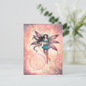 Stern Stepper Feen Fantasy Kunst Postkarte (Stehend Vorderseite)