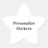 Stern Sticker 3,81 cm (Vorderseite)