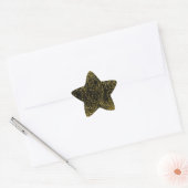 Stern Sticker Gold Glitter (Umschlag)