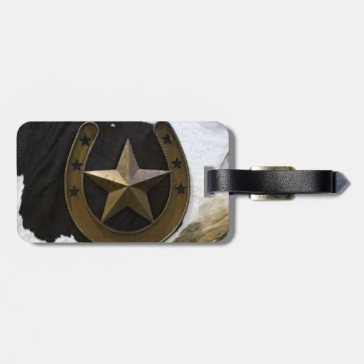 Stern-Stolz-Gepäckanhänger Texas einziger Gepäckanhänger (Rückseite horizontal)