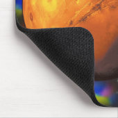 Stern-Surfer-Katze Chili Pepper Mousepad (Ecke)