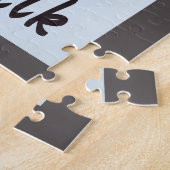 Stern Tabby Cat verlangt einen ernsthaften Vortrag Puzzle (Seite)