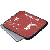 Stern-Tänzer-Laptop-Hülse Laptopschutzhülle (Vorne Knopf)