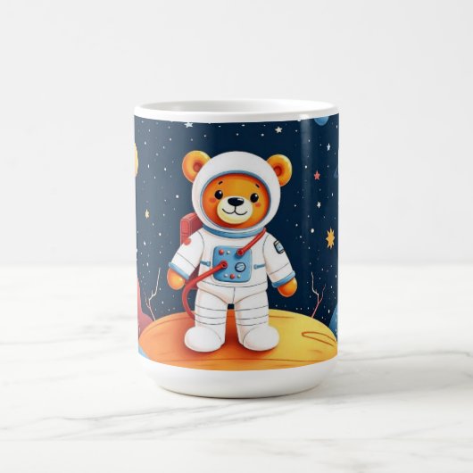 Stern-Teddy-Figur-Vibes Kaffeetasse (Mittel)