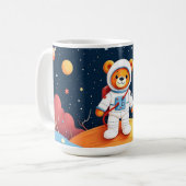 Stern-Teddy-Figur-Vibes Kaffeetasse (Vorderseite Links)