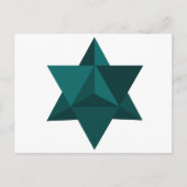 Stern-Tetraeder Postkarte (Vorderseite)