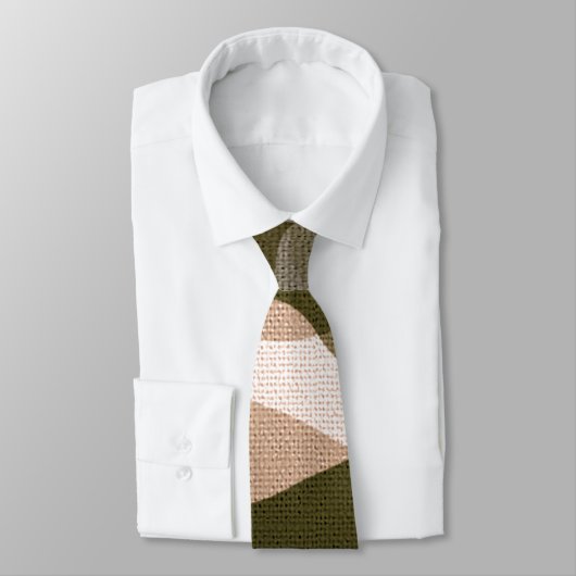 Stern-Umbau auf Leinwand-Tarnungs-Art Krawatte (Gebunden)