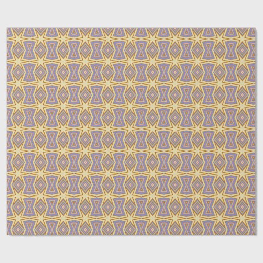 Stern- und Diamant-Geschenkpapier Geschenkpapier (Flach)