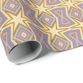 Stern- und Diamant-Geschenkpapier Geschenkpapier (Rolleneckpunkt)