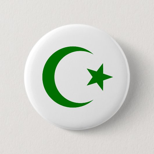 Stern und Halbmond Button (Vorderseite)