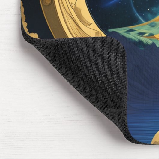 Stern und Mond Mousepad (Ecke)