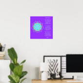 Stern und Mond Poster (Heimbüro)