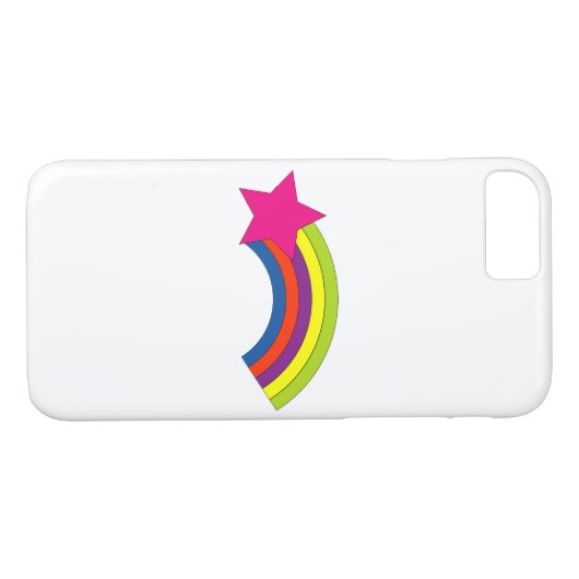 Stern und Regenbogen Case-Mate iPhone Hülle (Rückseite (Horizontal))