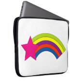 Stern und Regenbogen Laptopschutzhülle (Vorne Rechts)