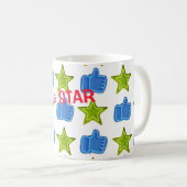 Stern und Zeichen anpassen Kaffeetasse (VorderseiteRechts)