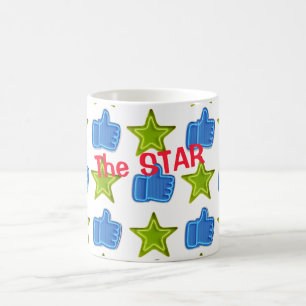 Stern und Zeichen anpassen Kaffeetasse
