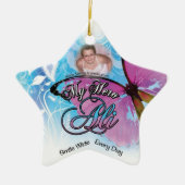 Stern-Verzierung Alis Borgen Keramikornament (Vorne)