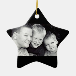 Stern-Verzierung der Bruder-drei Keramik Ornament