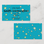 Stern-Visitenkarte Visitenkarte (Vorne/Hinten)