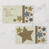 Stern-Visitenkarte Visitenkarte (Vorne/Hinten)